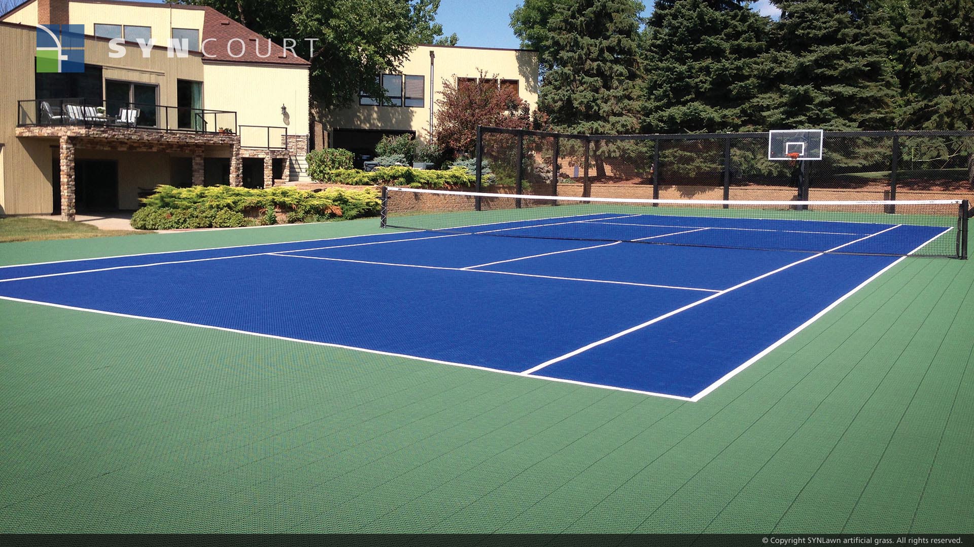 agility court artificial grass lawn