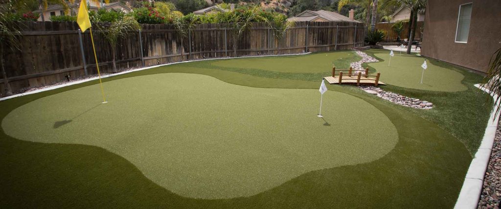 custom putting greens for your home by synlawn of georgia