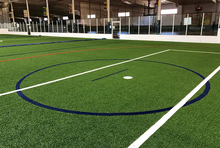 Indoor agility training field from SYNLawn