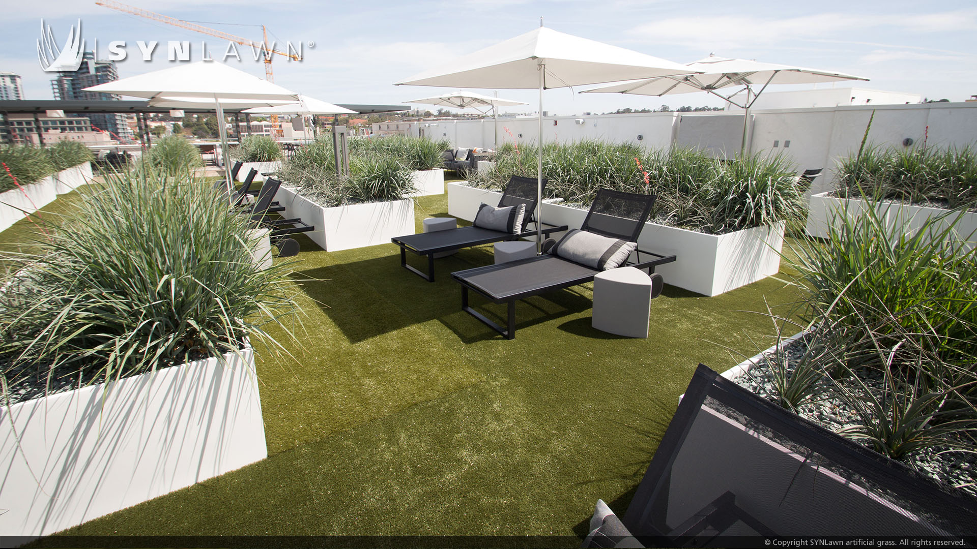 artificial grass for rooftops in Atlanta, GA