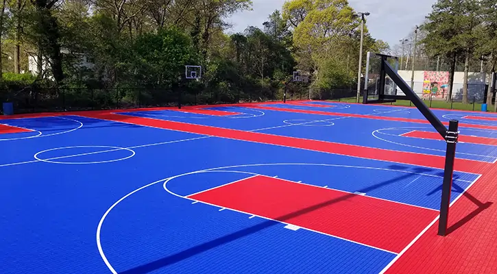 Sport court installation by SYNLawn Georgia