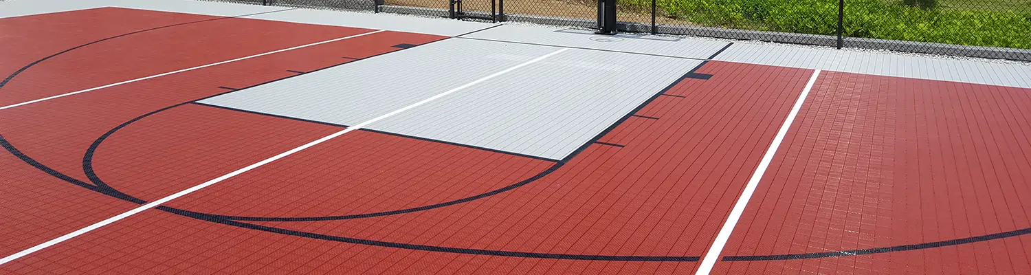Sport court installed by SYNLawn Georgia